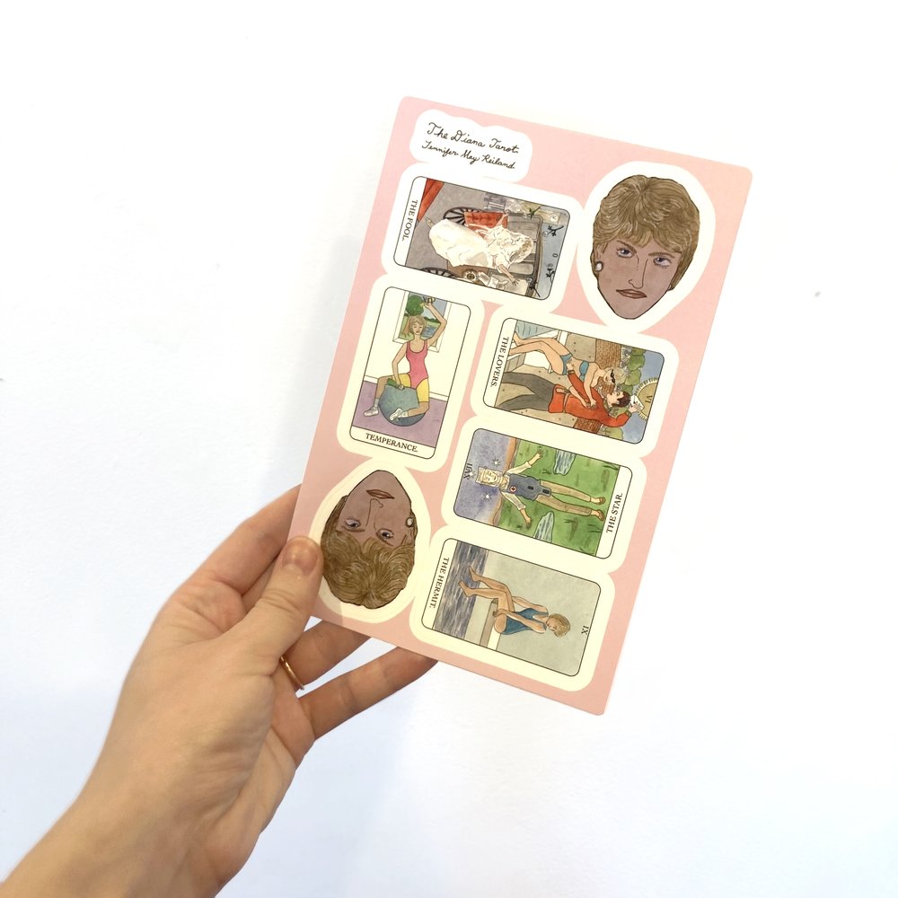 The Diana Tarot Stickers — Jennifer May Reiland